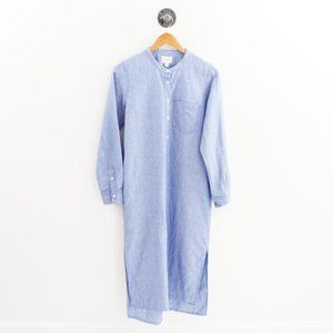 J. Crew Button Down Denim Maxi Dress